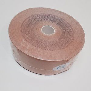 “Beige Kinesiology Tape Roll: Muscle Support and Recovery”. 100 ft. x 2 in.